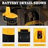 2 Paquetes Batería de Repuesto Ni-MH 4.6Ah DC9096 para Batería DeWalt 18V DC9098 DC9099 DC970 DW9095 DW9096 DW9098 DW9099 DE9095 DE9096 DE9098, Compatible con Herramientas Eléctricas Inalámbricas DeWalt 18V 5