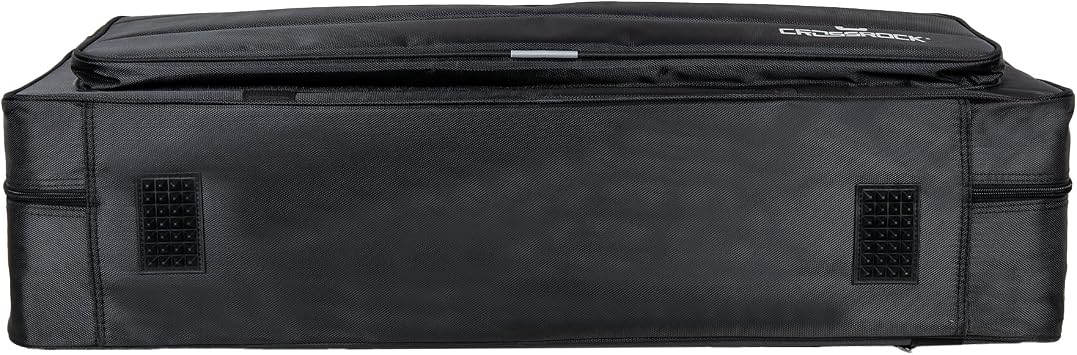 Crossrock Lightweight Foam Case for Bb Tenor Saxophone | Oxford Fabric Exterior, Plush Interior, Backpack Straps Black (CRP200TSBK-R)