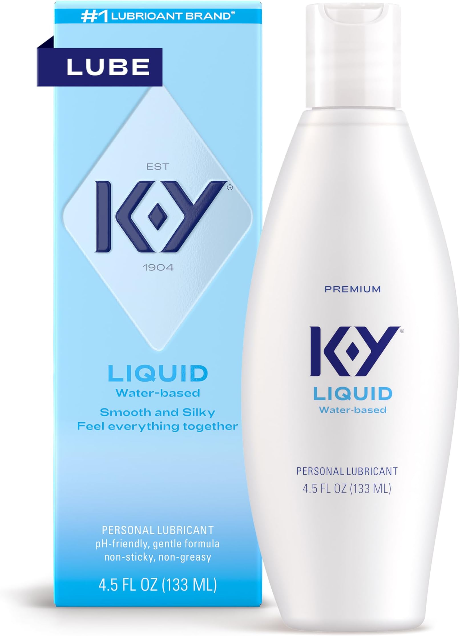 Liquid Personal Water Based Lubricant, 5 Ounce