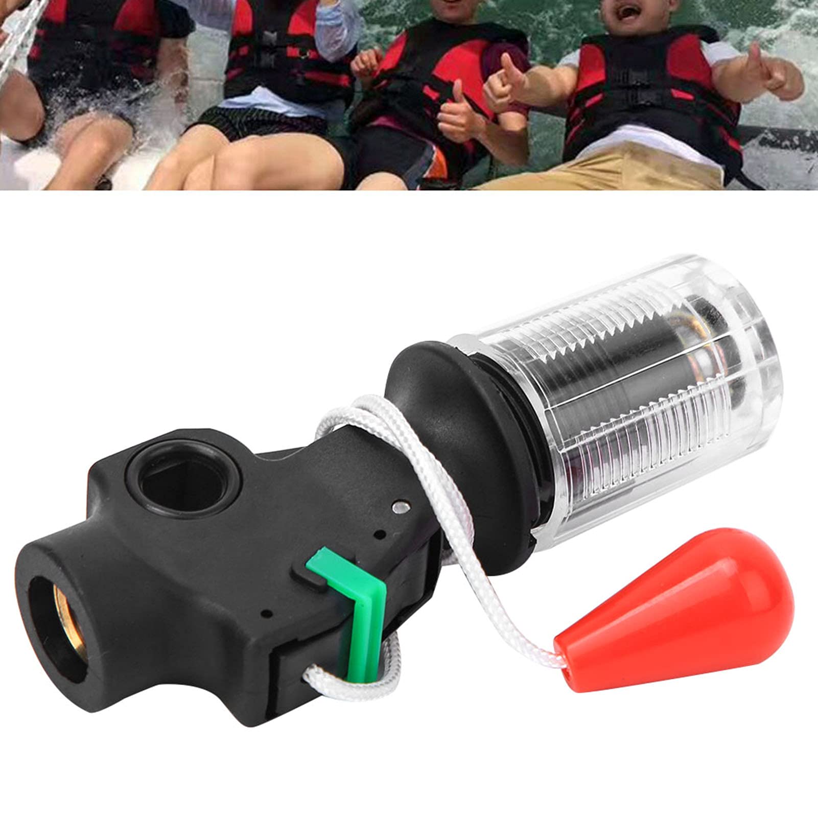 Giubbotti di salvataggio gonfiabili, dispositivo di gonfiaggio automatico per giubbotti di salvataggio, portatile, con pillole, accessori per alpinismo e campeggio