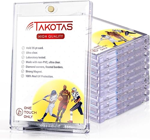 Tarjetero magnético para comercio, fundas rígidas de 35 pt para deporte, MTG, YUGIOH, fundas rígidas para tarjetas (10)