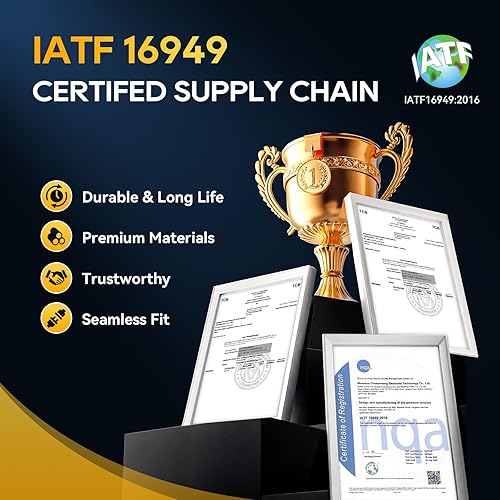 Miniatura 7 de AUTOKAY Sensores de presión de neumáticos, 315 MHz TPMS Sensores de sistema de monitoreo de presión de neumáticos para Subaru Impreza Tribeca WRX