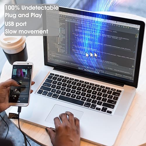 Miniatura 6 de Mouse Jiggler Mover Wiggler - Puerto USB indetectable para computadora portátil, mantiene la PC despierta, simula movimiento para evitar que la