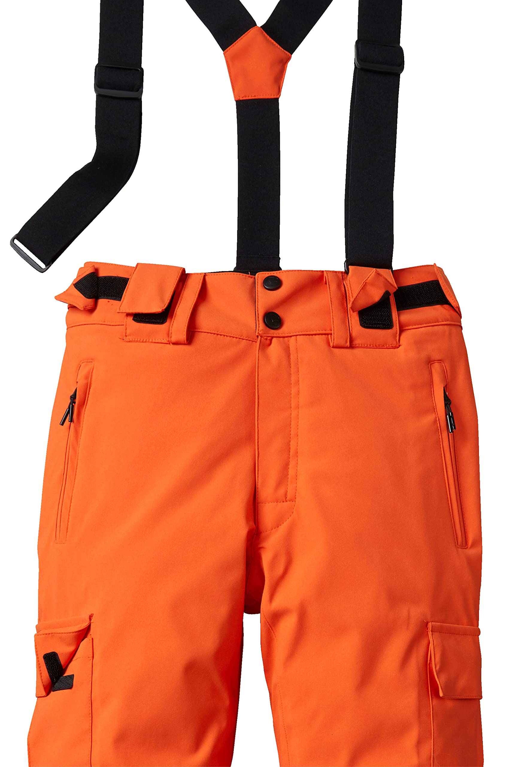 Killtec Ksw 183 Bys Ski Pnts - Pantalones funcionales de esquí con Peto Desmontable, paranieves y protección en los Bordes Niños