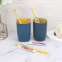 Vista 3 de Cepillos de dientes desechables con pasta de dientes, paquete de 200, cepillo de dientes hueco amarillo con 0.35 oz de pasta de dientes envueltos