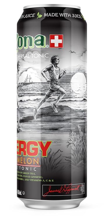 AriZona Rx Energy Watermelon Herbal Tonic - Big Can, 22 Fl Oz