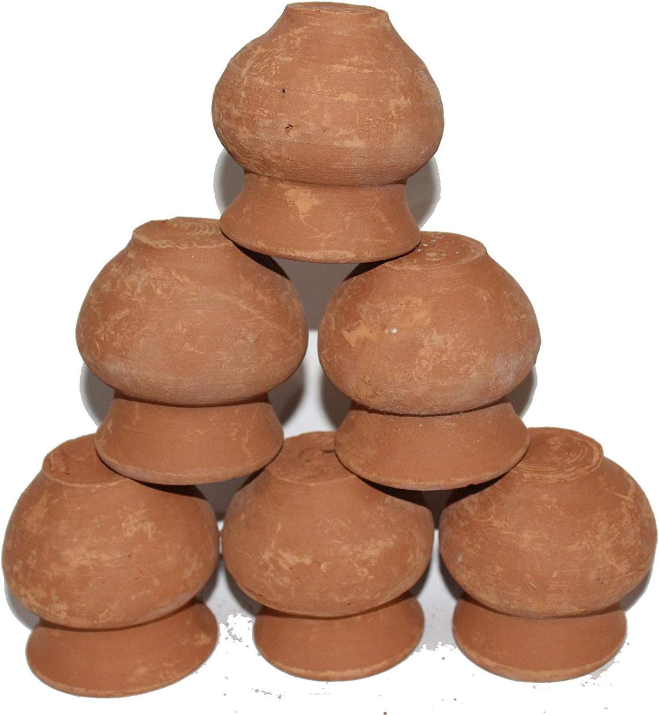 Baked Clay Khullad Cups Tandoori Chai Tea Cup Set of 5