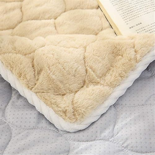 Miniatura 5 de JeogYong Fundas decorativas de asiento para ventana de bahía, cojines de asiento de ventana corta de felpa para interiores para dormitorio,