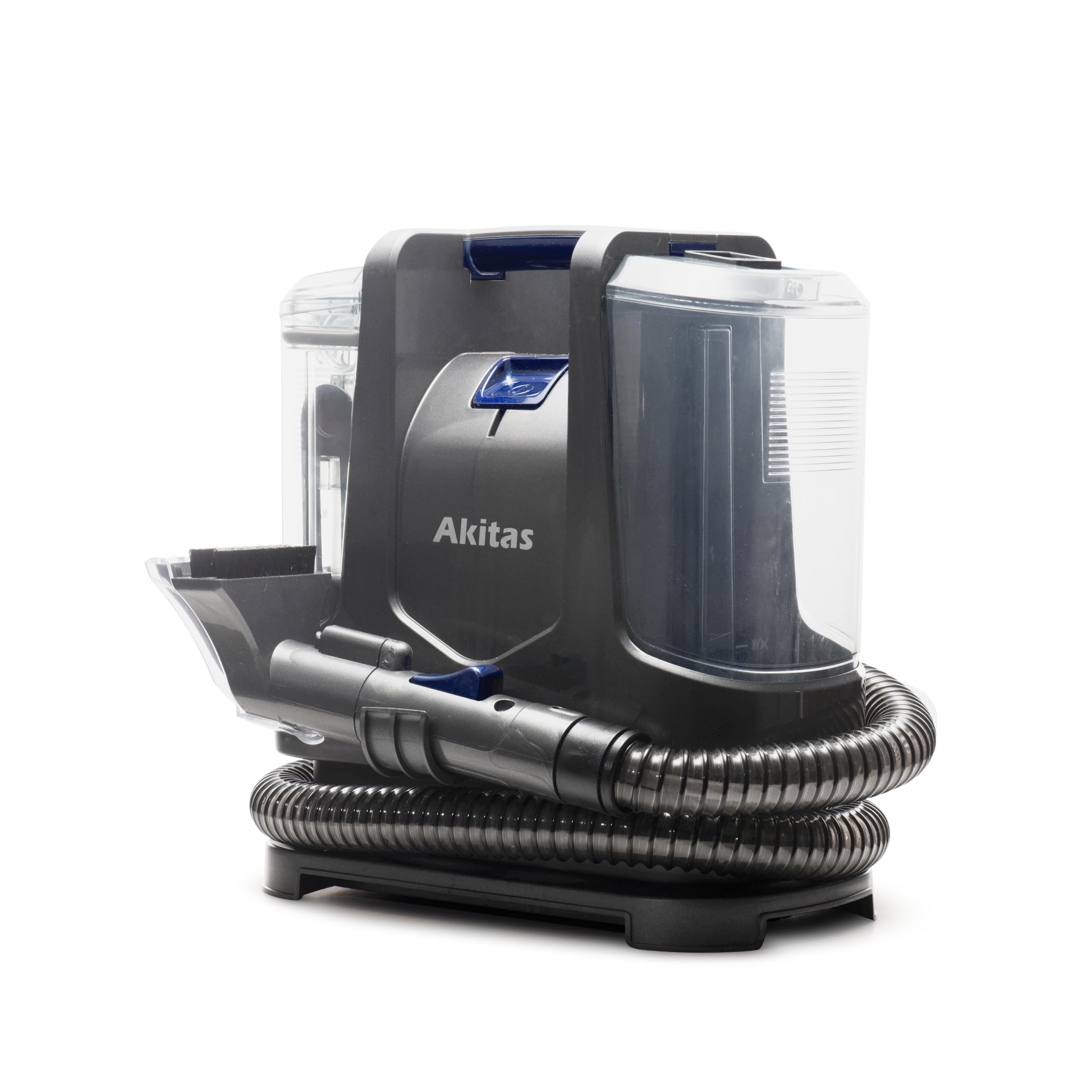 Akitas X6 Lavatappeti Portatile, Pulitore Macchie e Tappezzeria, per Divano, Tappeti, Auto, Scale e Animali Domestici, 400W, 70dB, Compatto, Grigio