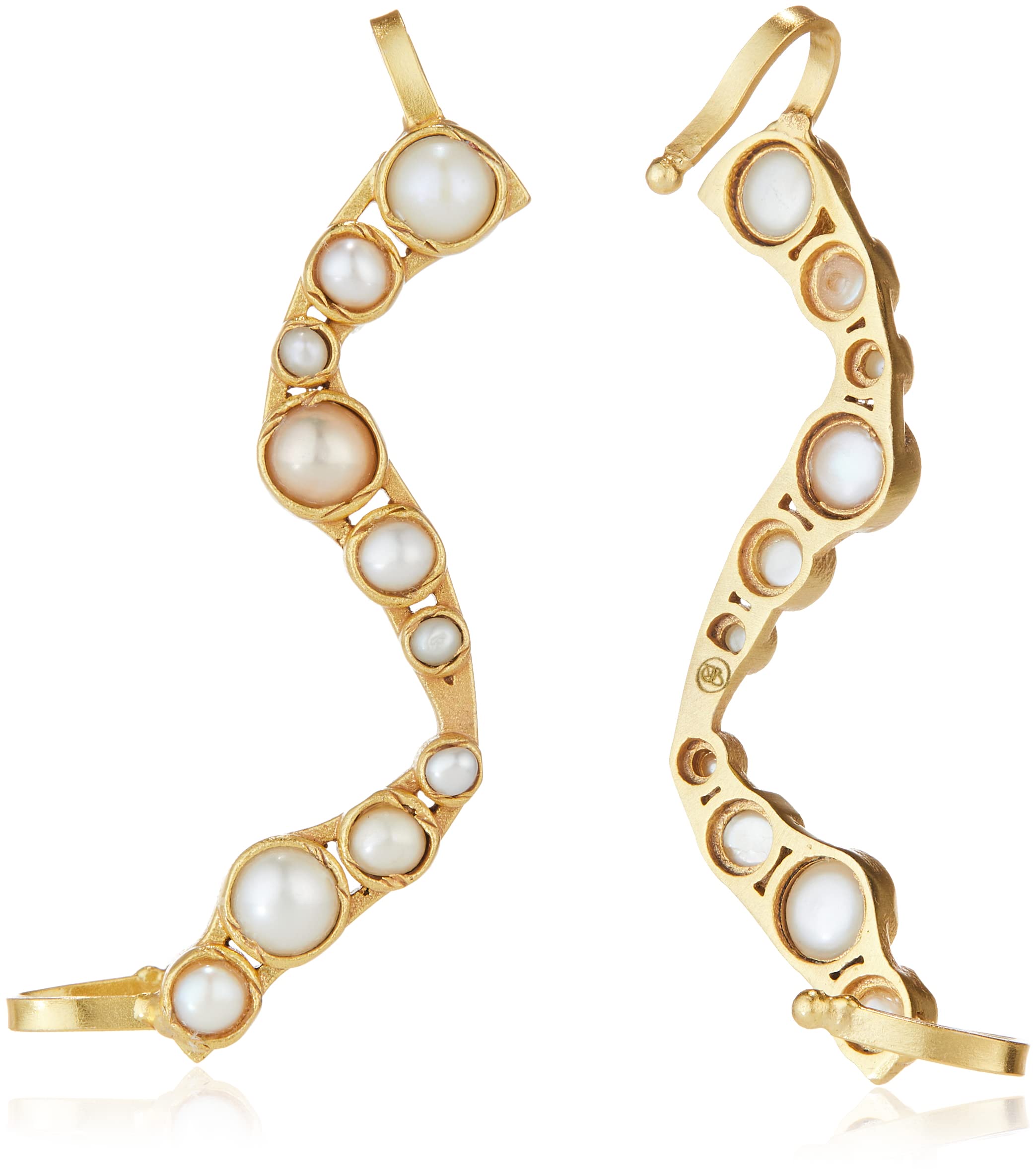 BioriDew Drops Pearls Ear Cuff