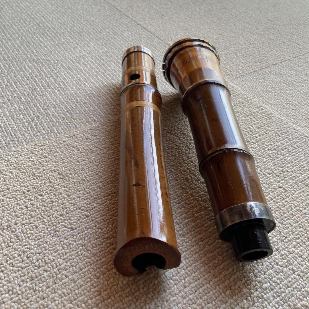 173 尺八 一尺五寸管 銘竹風ニ印 173 尺八 一尺五寸管 銘竹風ニ印