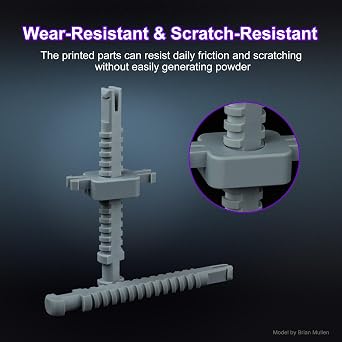 RESIONE ABS-Like 3D Printer Resin: Tough74 V2 3D Printing Resin with No Precipitation & Stable Printing - Wear-Resistant, Scratch-Resistant, Wide Compatibility with LCD/DLP 3D Printers