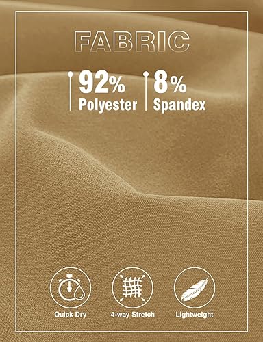 Miniatura 5 de TBMPOY Pantalones cortos de senderismo para hombre de 7 pulgadas, de secado rápido, atléticos, gimnasio, deportes al aire libre, entrenamiento,