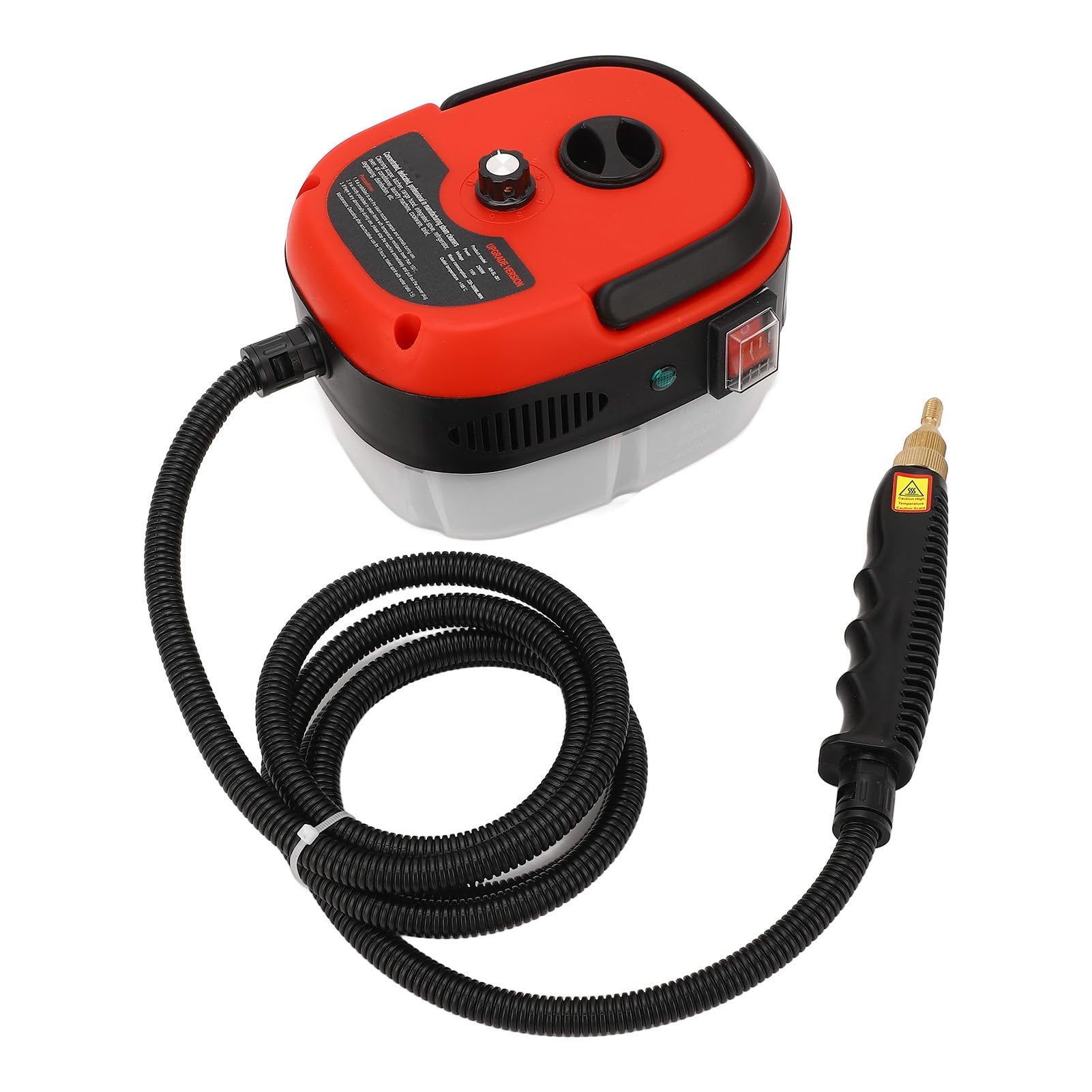 Steam Cleaner, 3 Brushes Powerful Inner Lining 2500W High Temperature Overload Protection for Cleaning Machine AC (US Plug 110V 12A)