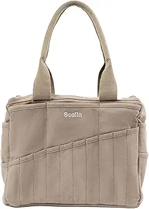 Soolla Studio Bag - World's Most Loved Art Supply & Pottery Tool Bag, Machine Washable, Over 30 Pockets, 10 Premium Colors, Quick-Dry Canvas, Organizer for Crafts, Sewing, Knitting, Adults, Students,
