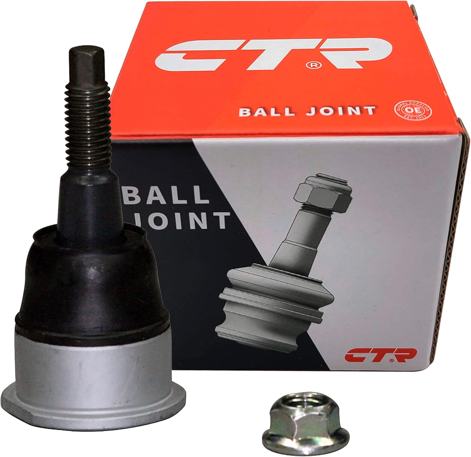 CTR CB0074 [OE Supplier] Rear Upper Ball Joint Compatible with CADILLAC Vehicles - Replaces 15267619, 25684651, 25684652, 25766117, K500065, K500430