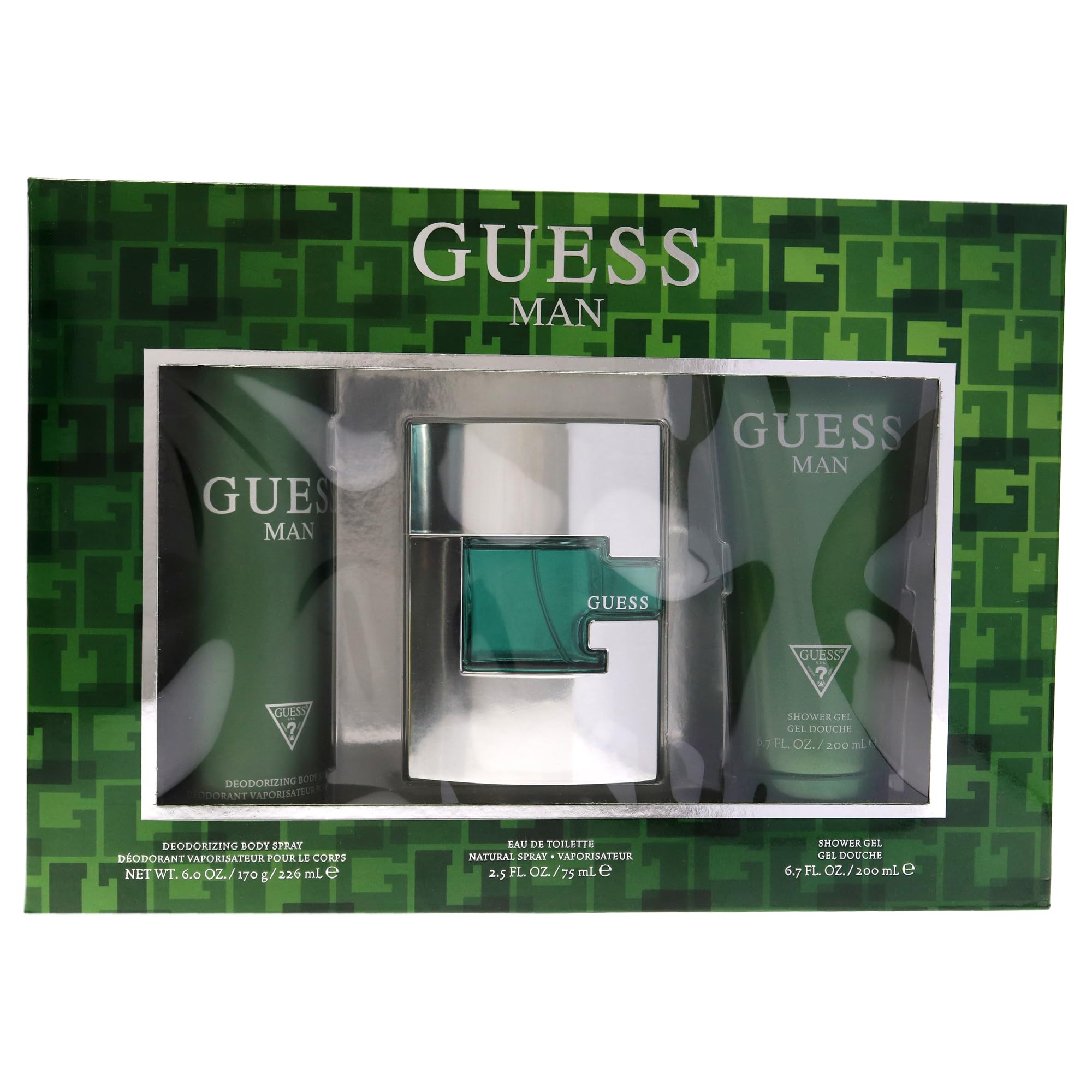 Guess Man 3-Piece Citrus Aromatic Fragrance Gift Set