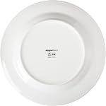 Amazon Basics 16-Piece Ensemble de vaisselle, assiettes, bols, tasses, service pour 4, blanc