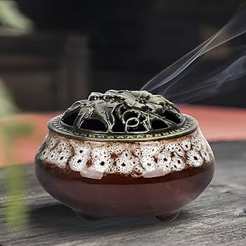 陶器製 香炉 蓋付き 箱つき Amazon.co.jp: 香炉 陶器 蓋付き お香立て セット 透かし香炉 おしゃれ