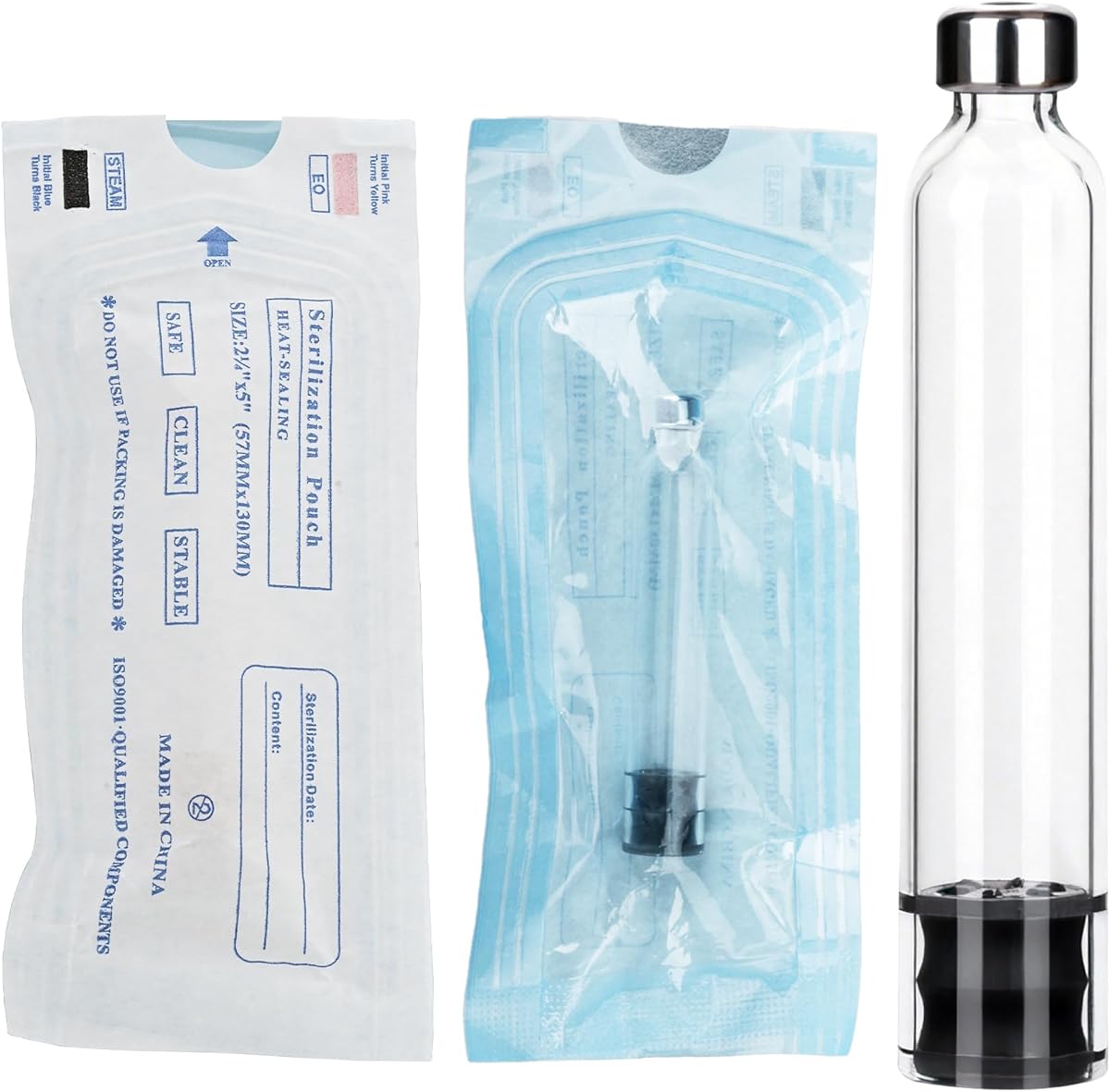3ml Pen Cartridge (STEAM STERILIZED) - 10 Pack - 3ml/cc Cartridges for V1-V2 Pens, Individually Wrapped