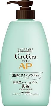 CareCera AP Face & Body Lotion, Large Capacity, 13.5 fl oz 400 ml Ceramide Plus x 7 Types of Natural Ceramide