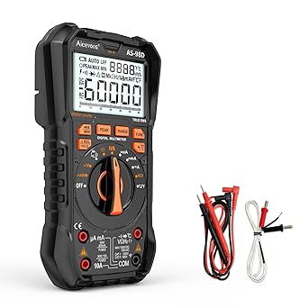 Aicevoos Multimeter Digital Multimeter, 60000 Counts DC AC Voltmeter and Ohm Volt Amp Tester, Auto-Ranging Fast Accurately Measures Voltage Current (DC/AC Current)