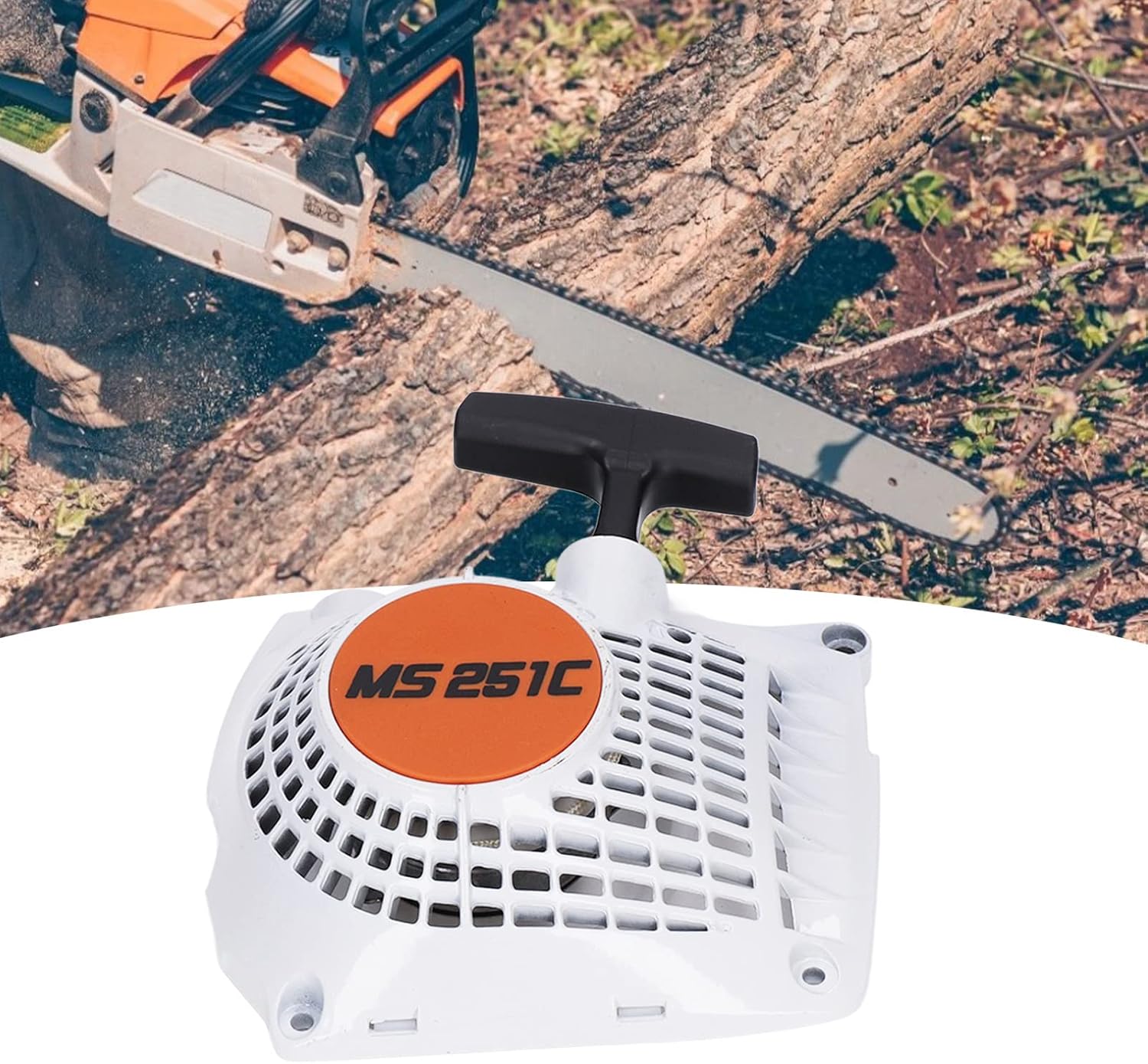 Chainsaw Recoil Pull Start Starter Assembly for STIHL MS251C Pull Starter Assy Chainsaw Starter