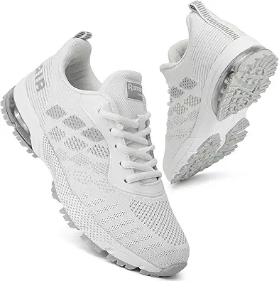 Akk Women Air Shoes Running Sneakers Tennis Walking Shoes Mesh Breathable Gym Work Fashion Sneakers