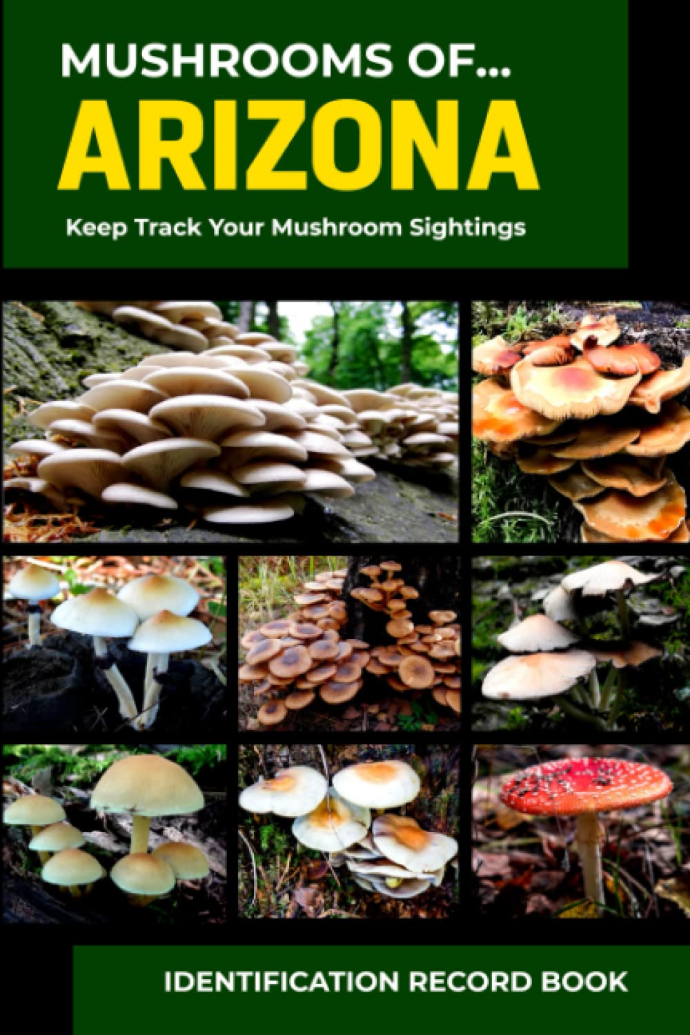 Mushrooms of Arizona Mushrooms Foraging in Arizona Identification Record Book Mushroom