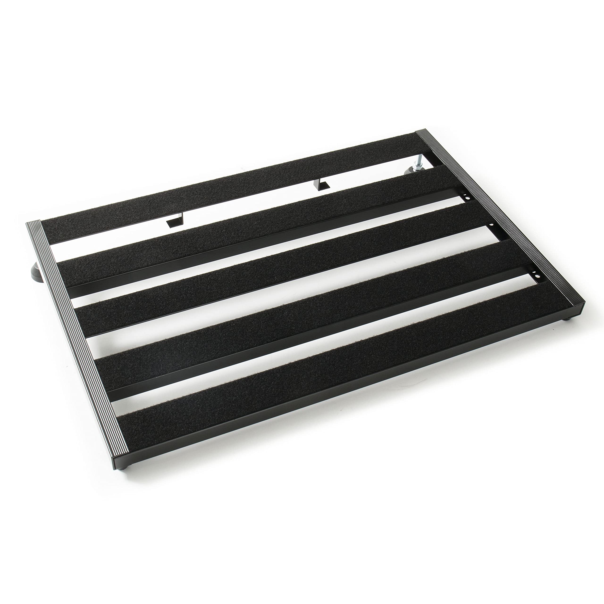 Fame Pedalboard, Board aus pulverbeschichtetem Aluminium mit 5 Streben für 10 Effektpedale, Gigbag mit Zubehörfach, Spaceboard 60 L