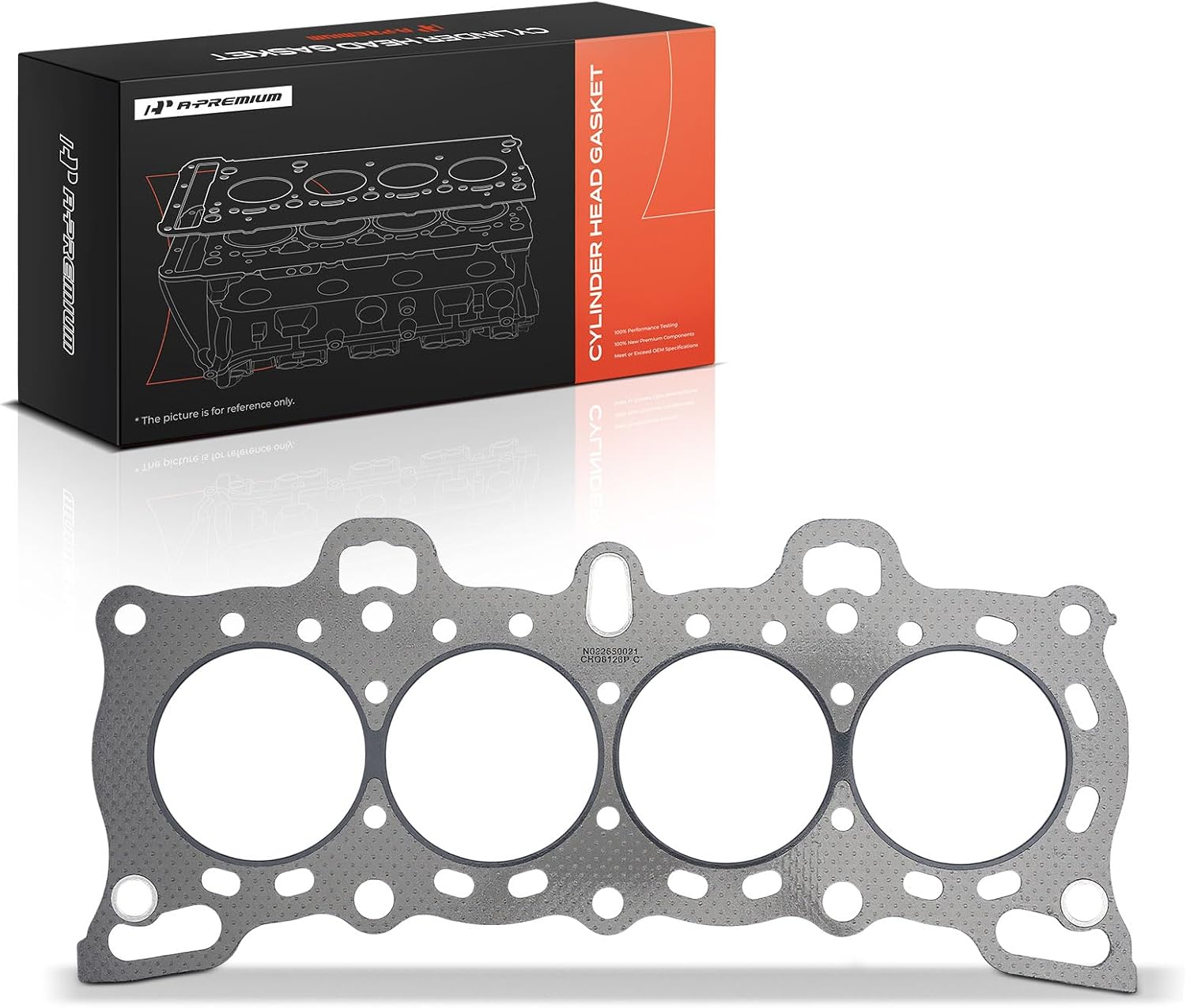 A-Premium L4 Engine Cylinder Head Gasket Compatible with Honda Civic 1988-1995 1.5L, Civic 1988-1991 1.6L, Civic del Sol 1993-1995 1.5L, CRX 1988-1991 1.5L 1.6L, Graphite