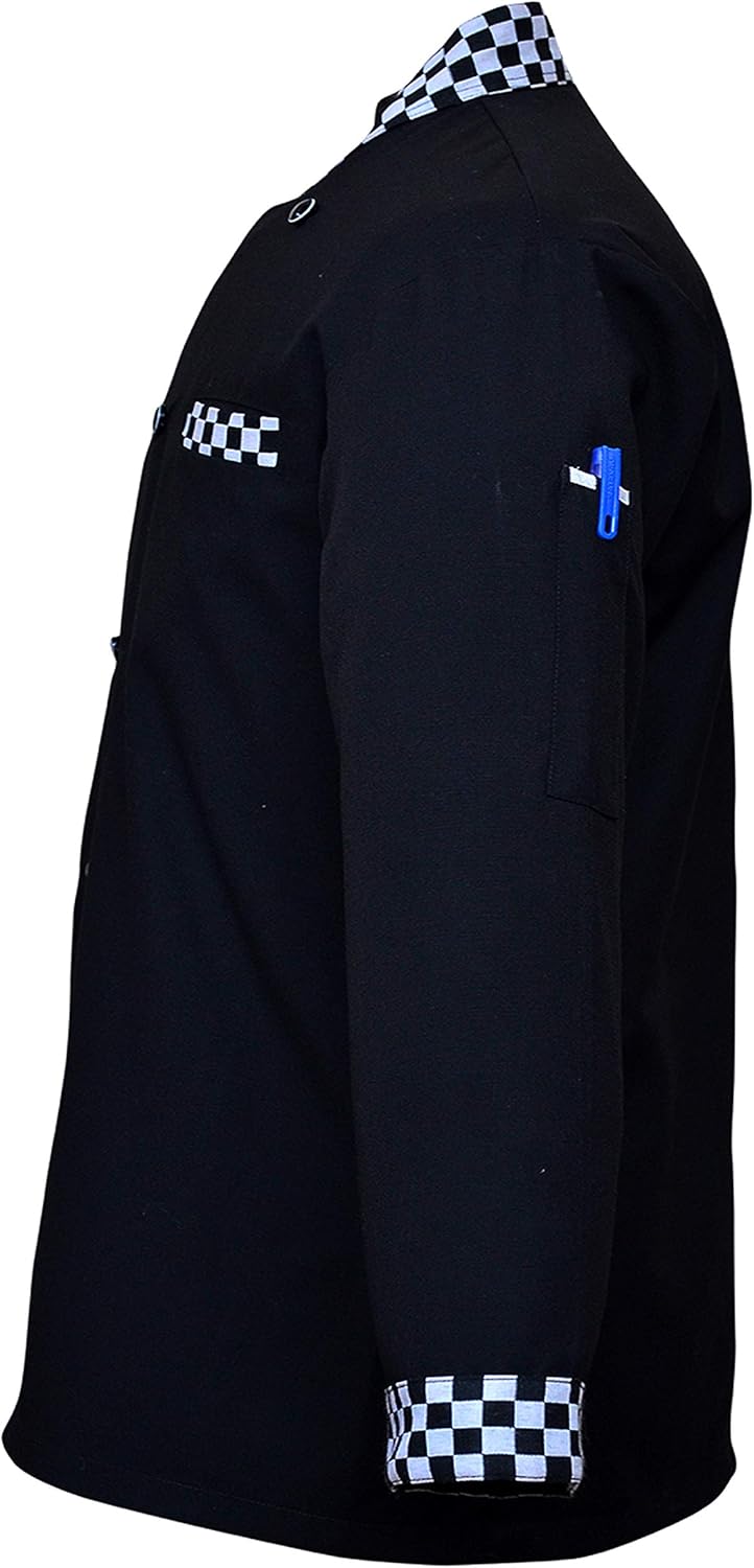 Men's Chef Coat/Chef Jacket Multi-Colored Full Sleeve Chef Coat Size (S-6XL)