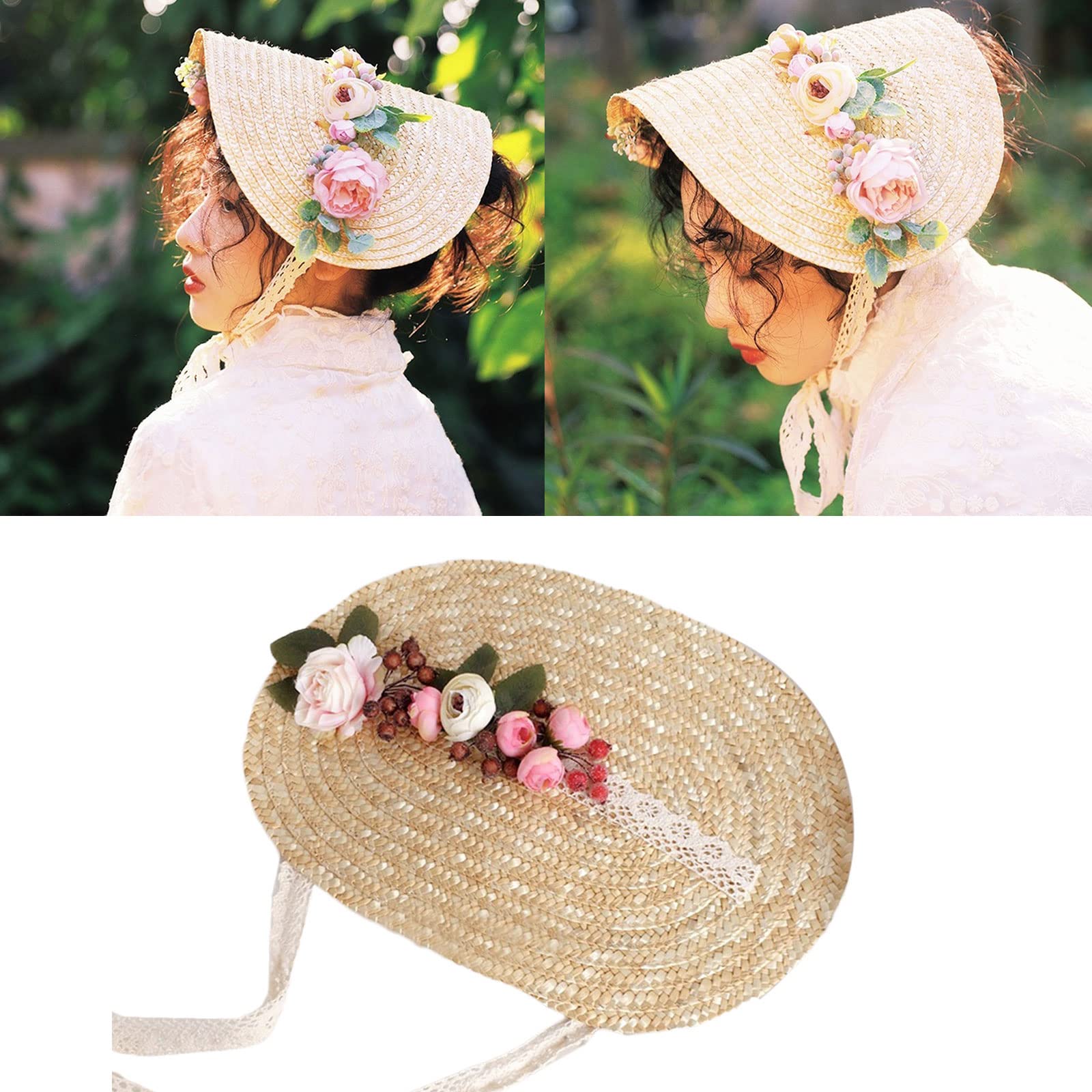 Chapeau paille Cérémonie, Lison Natural - Chapeaux de Feutre et de Paille - Made in France - Van Palma Chapeau paille Cérémonie, Lison Natural - Chapeaux de Feutre et de Paille - Made in France - Van Palma