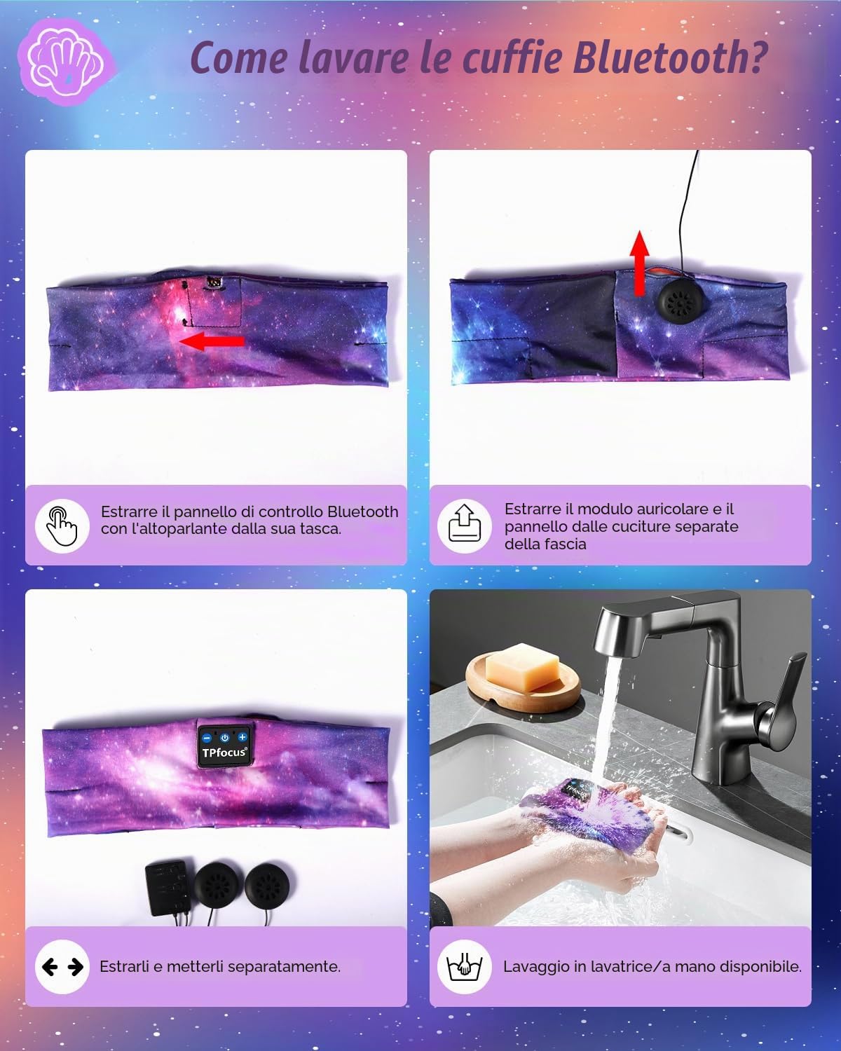 Cuffie per Dormire Bluetooth 5.2 Regalo Uomo & Donna,Sleep Headphones Sonno Cuffie Fascia Sportiva, Wireless Ricaricabile Cuffie Bluetooth Dormire per Correre