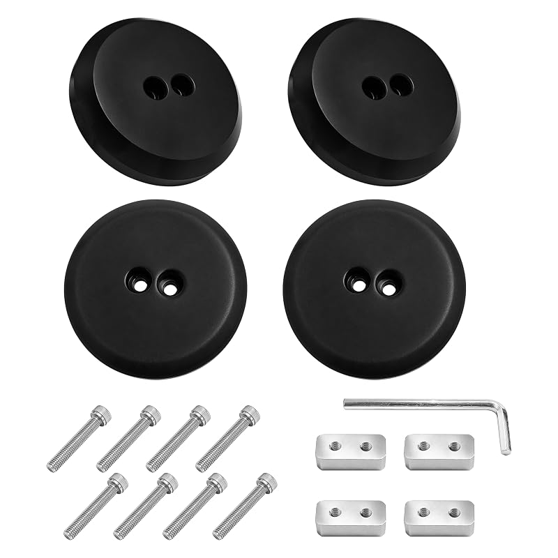 Kit com 4 Adaptadores de Apoio para Macaco de Piso GREATUS para Corvette e Porsche Boxster Cayman
