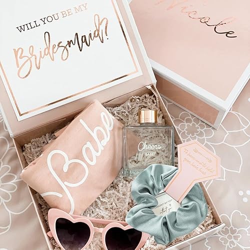 Miniatura 6 de Juego de 14 lentes de sol y coleteros de satén para dama de honor, para boda, natación, fiesta, dama de honor, propuesta de regalo