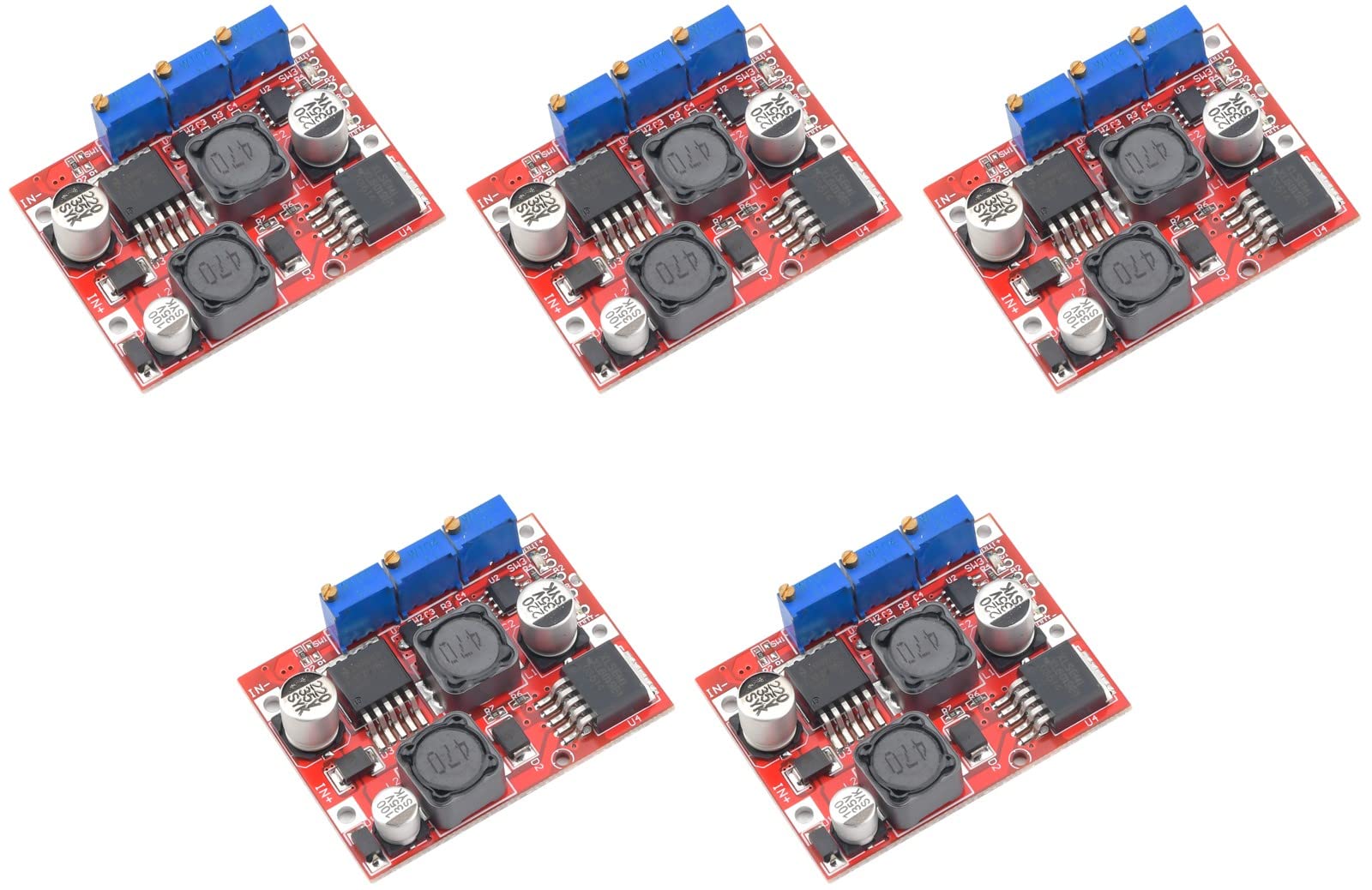 5 pièces XL6019 LM2596S convertisseur de tension abaisseur Boost Buck remplacer LM2577S