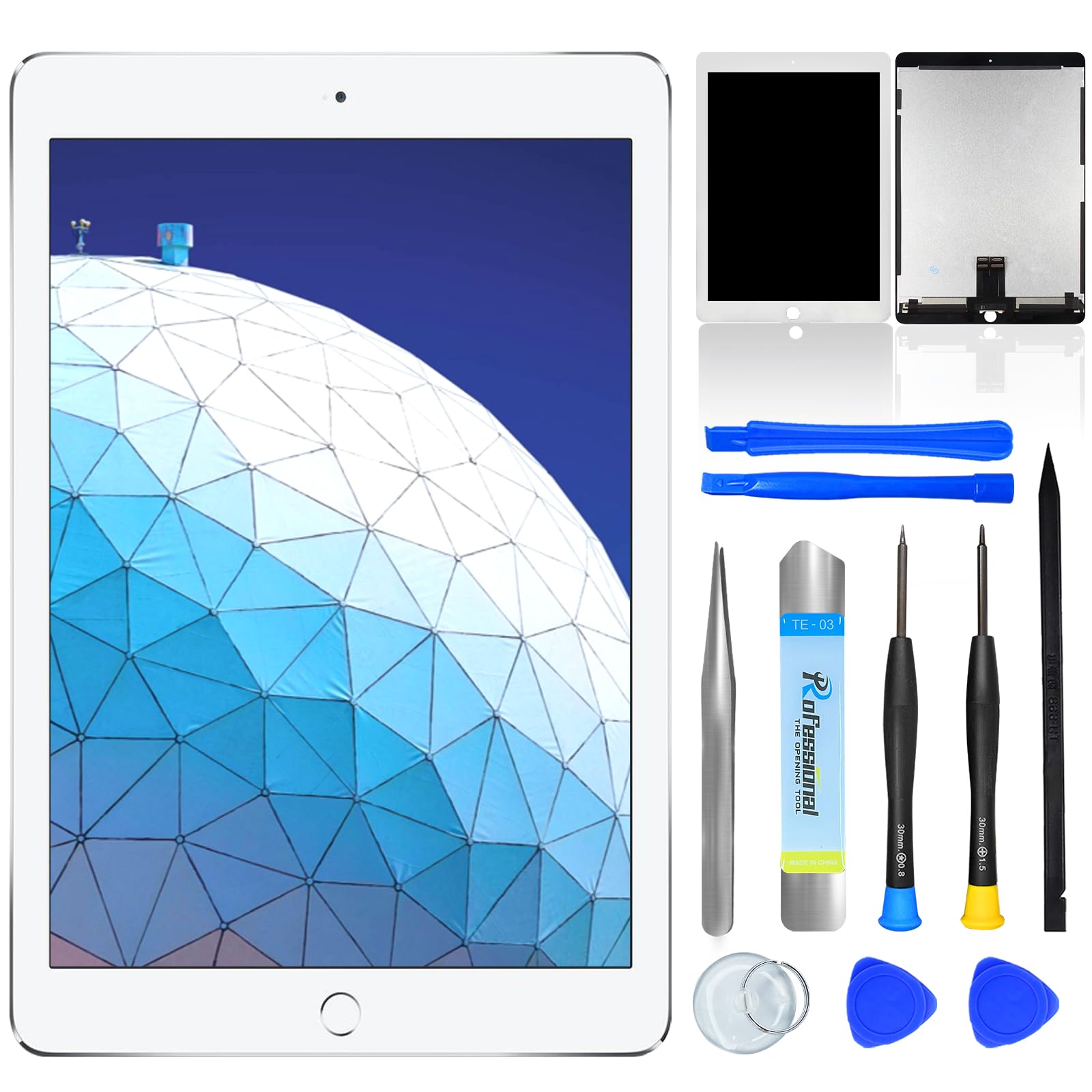 NB+ Screen Replacement For iPad 9th 10.2" (A2602 A2603 A2604 A2605) Generation Touch Screen Digitizer 2021 Pre-Installed Adhesive (Not LCD display) — view 25