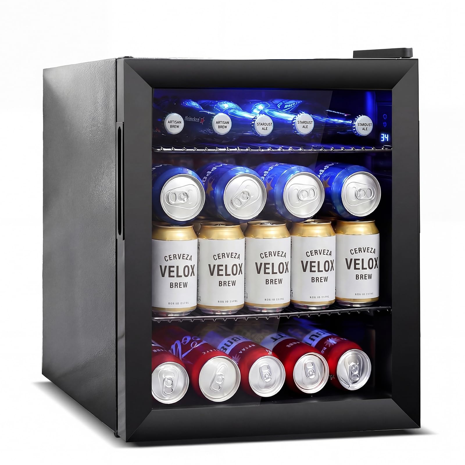 Velieta TAYL50B-CAVT 1.4 cu ft Beverage Cooler Black