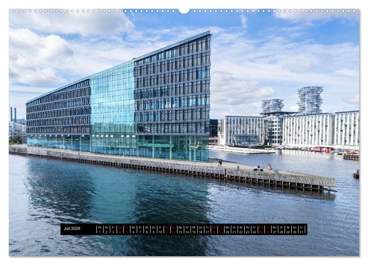 Kopenhagen - Juwel an der Ostsee (hochwertiger Premium Wandkalender 2026 DIN A2 quer), Kunstdruck in Hochglanz: Geheimtipp Architektur (CALVENDO Orte)