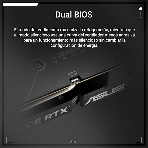 ASUS Dual NVIDIA GeForce RTX 5060 Ti 8GB GDDR7 – Carte Graphique (PCIe 5.0, DLSS 4, HDMI 2.1b, DisplayPort 2.1b, 2.5-Slot, Ventilateurs axiaux, Technologie 0dB, Dual BIOS) - 6