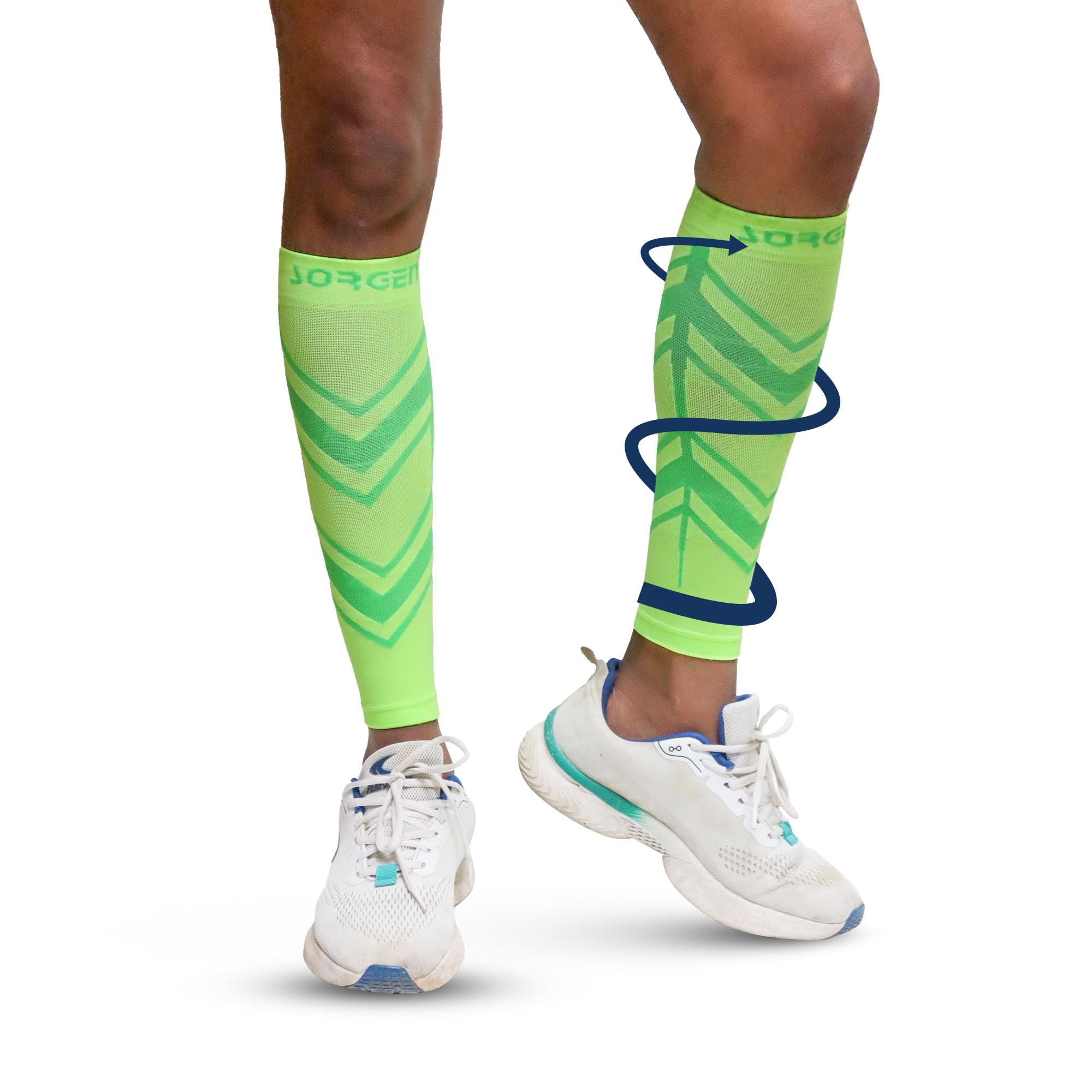 Sorgen Sports Compression Calf Sleeves | 20-30 mm Hg | Ideal for Running, Cycling, Marathons, Athletics & Indoor Training | Helps Reduce Leg Cramps | Boosts Performance & Aids Recovery | Comfortable, Durable & Supportive-image-5