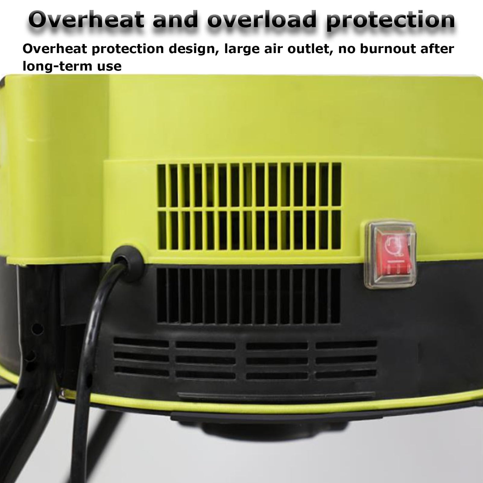 Trituradora de hojas eléctrica con cable, trituradora de jardín portátil sin cuchillas con ruedas, trituradoras y astilladoras de 8000 rpm con bolsa recolectora, diámetro del embudo 54 cm,30cm