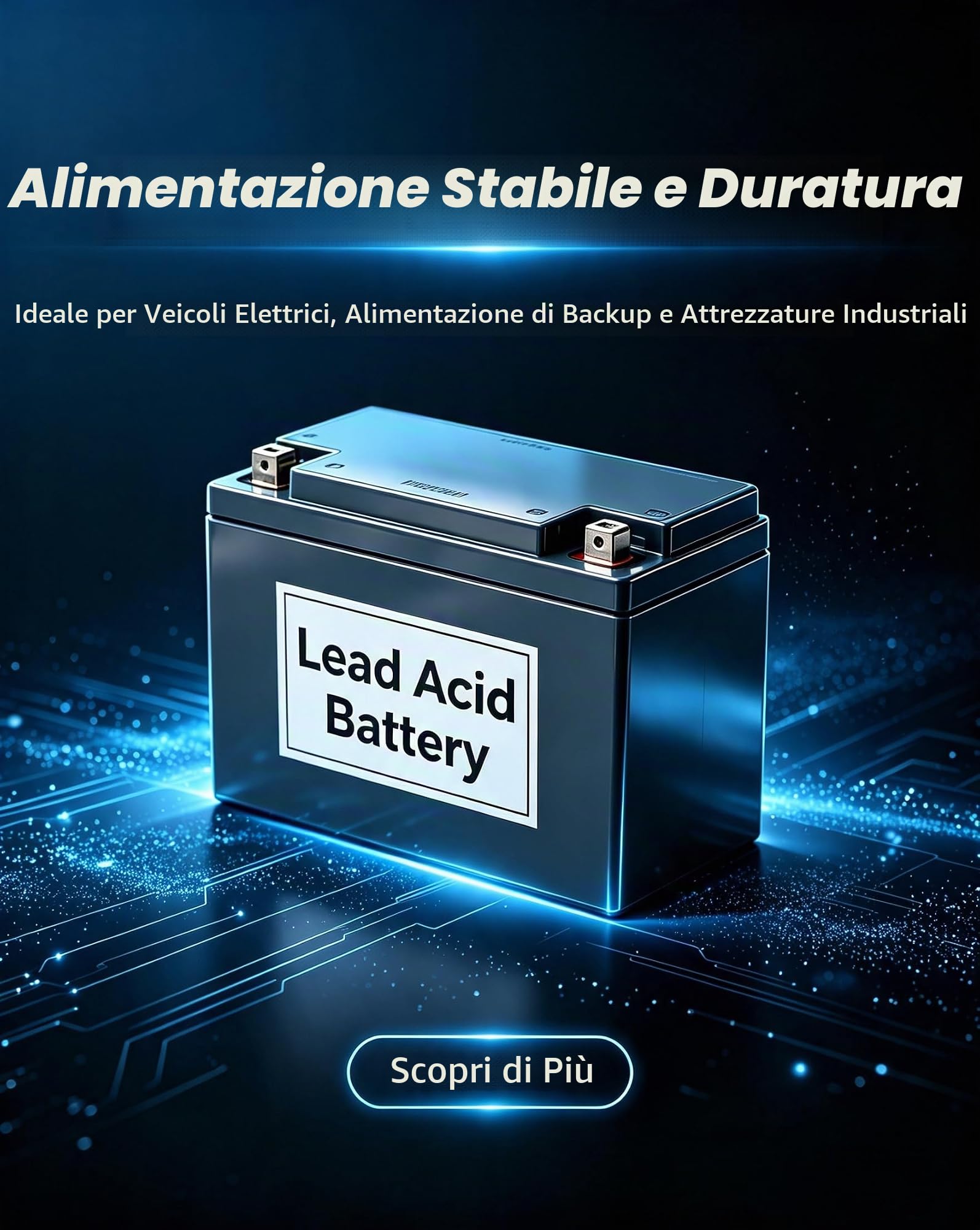 Leisure Batteria, Batteria Lifepo4, batteria al litio ferro fosfato, S1