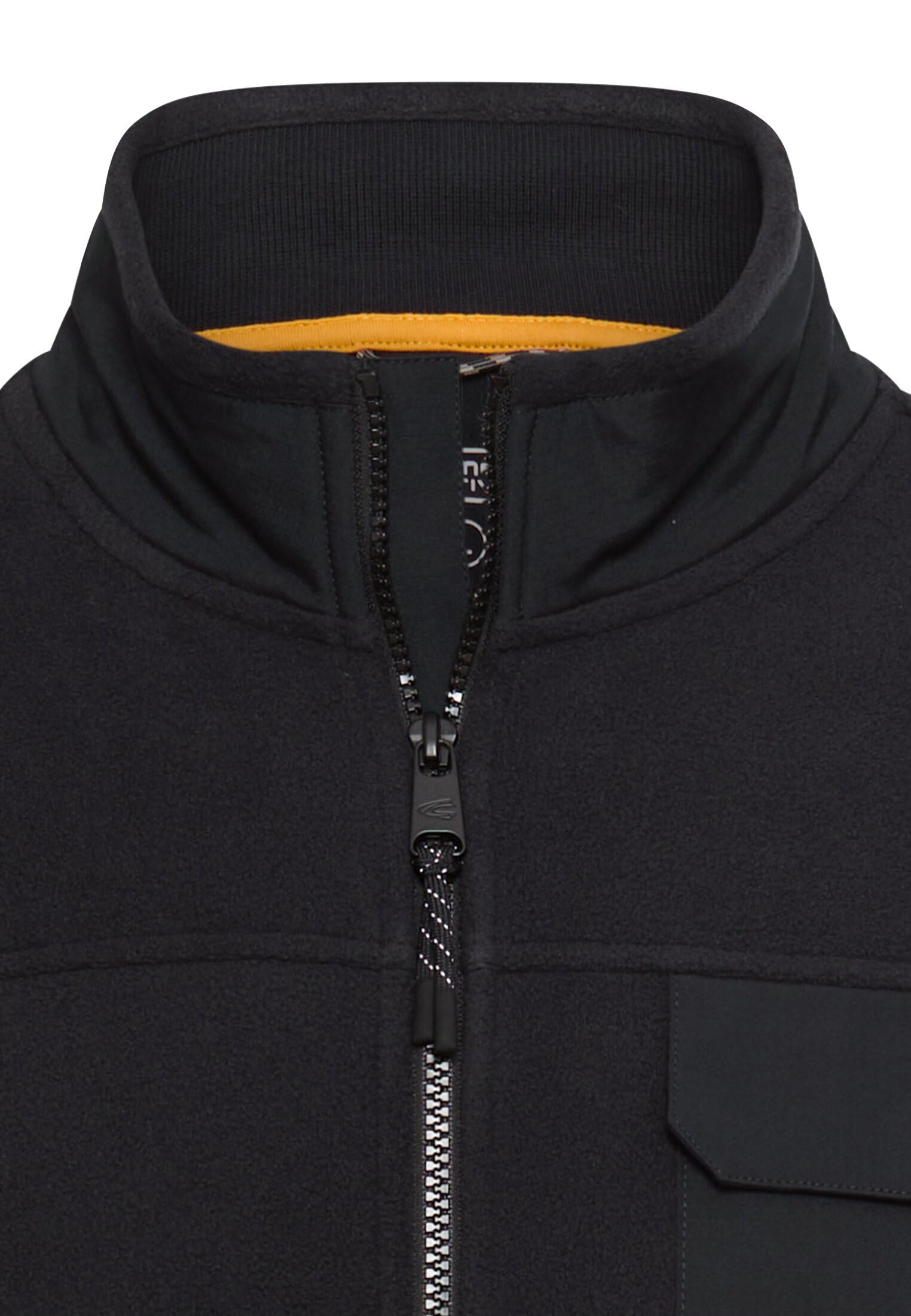 camel active Herren Sweatjacke im Regular Fit | Sweatjacke mit reflektierenden Details und weiteren Funktionen und Taschen im Regular Fit