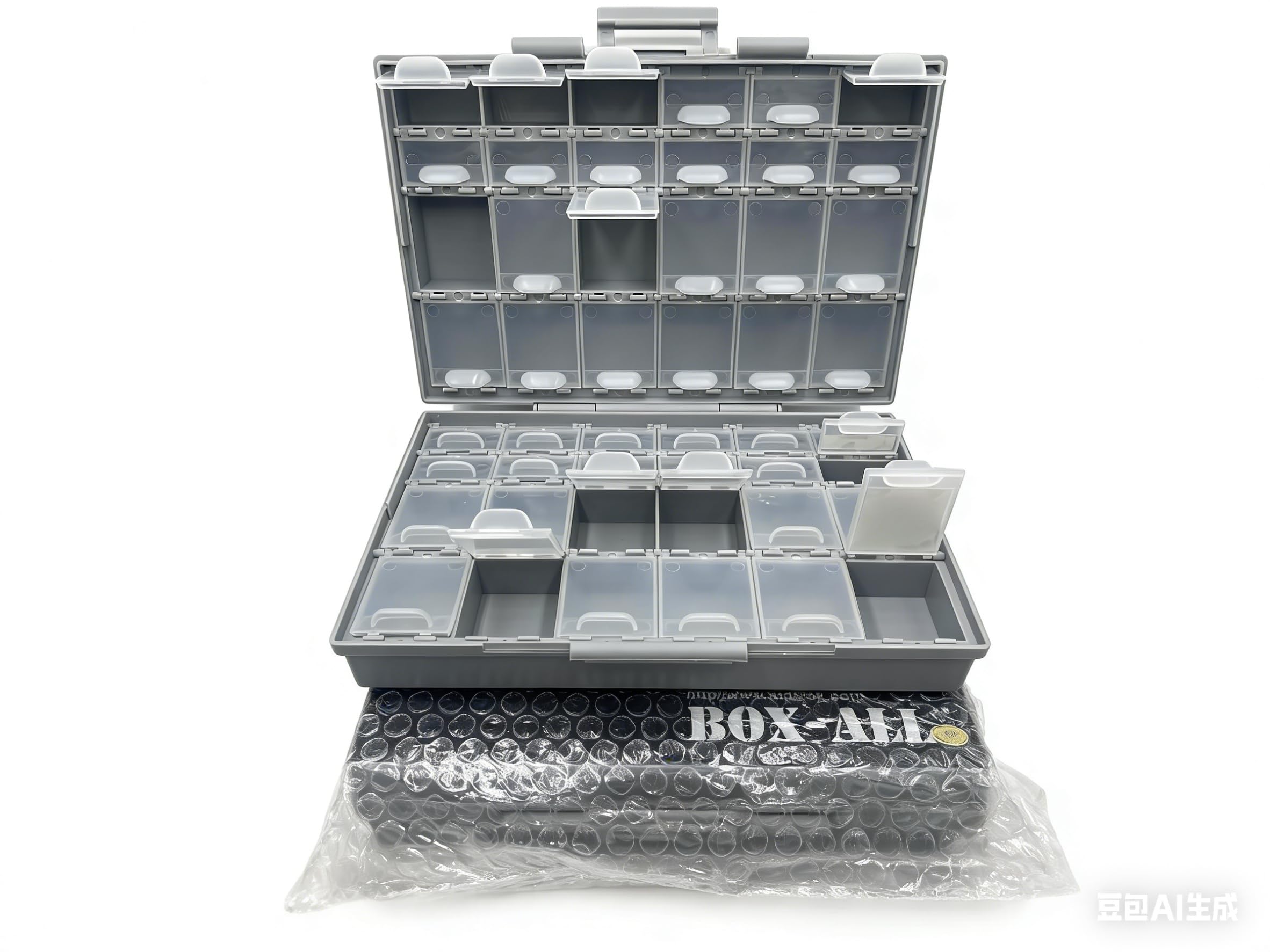 2 AideTek BOXALL48 lids Empty Enclosure SMD SMT Organizer Surface Mount Organizer lid 1206 0805 0603 0402