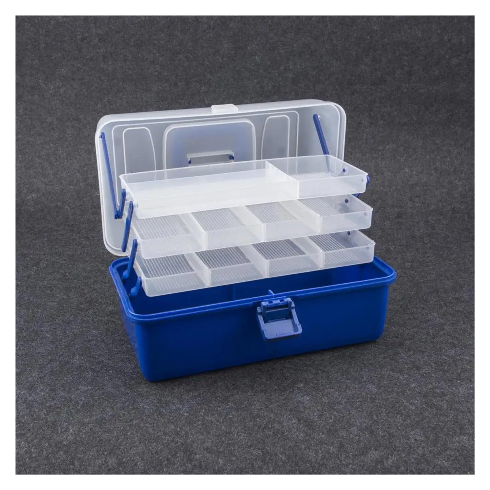 Scatola di immagazzinaggio Portatile a 3/4 Strati Custodia Protettiva for Esche Artificiali Ami da Pesca Lenze Attrezzatura da Pesca Organizzatori for Attrezzature da Pesca per ami, Esche