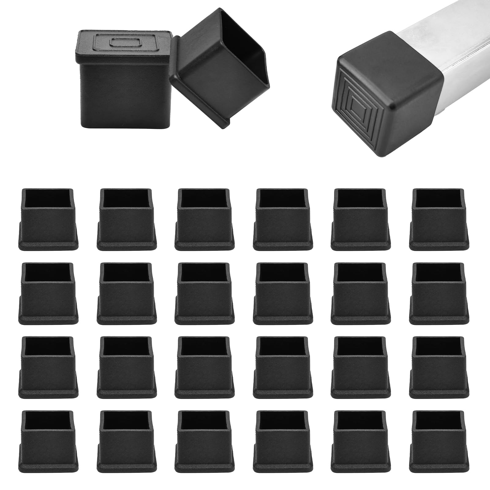 Tapas antideslizantes para patas de silla de 16 mm: fundas protectoras para no rayar el suelo