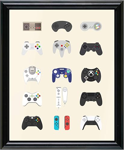 Simimi art Pósteres retro de videojuegos, pósteres de videojuegos para decoración de habitación de jugadores, decoración para habitación de niños (8