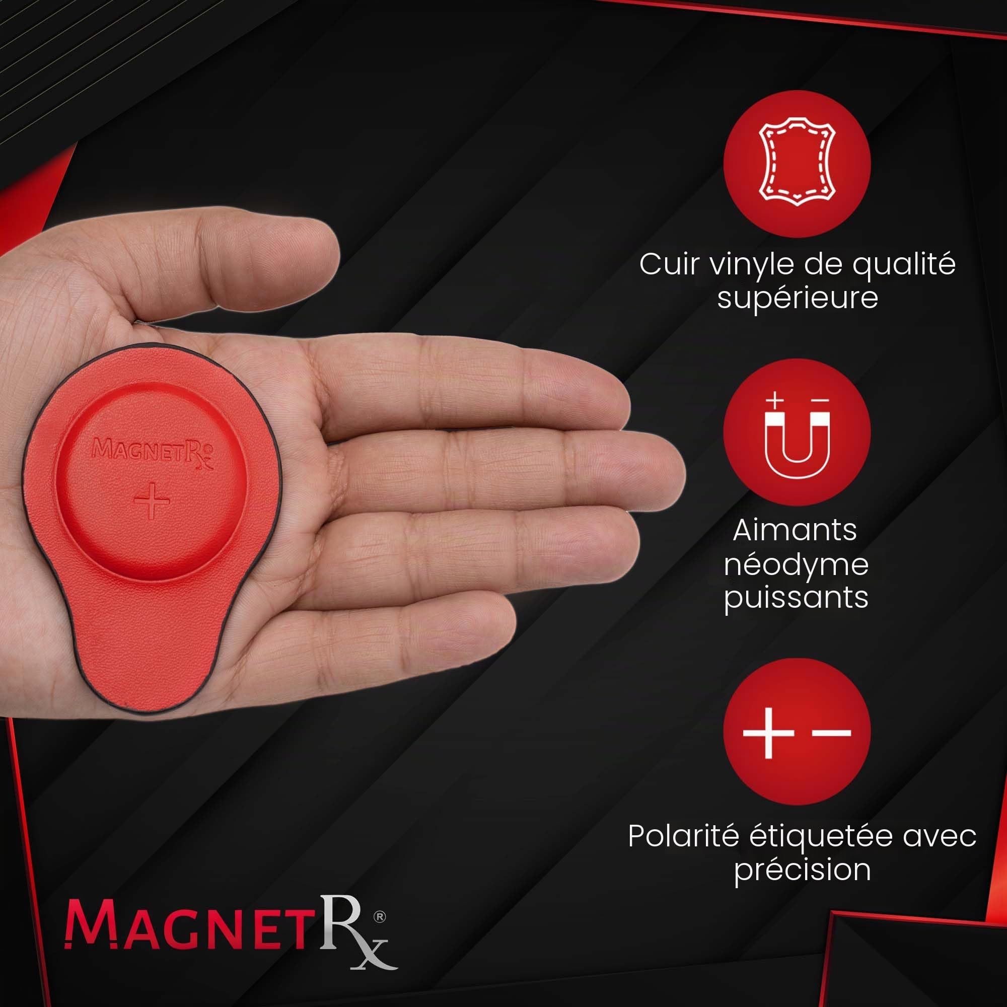 MagnetRX® Kit d'aimants biomagnétiques – Aimants thérapeutiques en néodyme pour biomagnétisme – Aimants Dr Goiz pour thérapie Bio (2 unités)